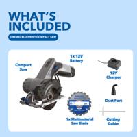 CS12V Dremel  85mm Cordless Circular Saw, 12V, BS 1362, BS 1363