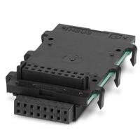 2896458 Phoenix Contact 6-16P-1S BK, HBUS 53 Series DIN Rail Connector for Use with BC Modular Electronics Housings