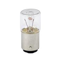 DL1BLM BA15d Incandescent Bulb, Clear, 230 V ac/dc, 208 mA