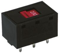 C & K Through Hole Slide Switch DPDT 5 A @ 250 V ac Slide