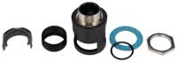 NVNV-M253-11 PMA Straight Cable Conduit Fitting, PA with metal thread Black 23mm nominal size IP68 M25