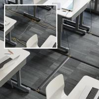182-3868 RS PRO 9m Black Cable Cover in PVC, 17mm Inside dia.Rs Pro