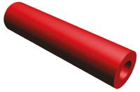 34203 TE Connectivity PLASTI-GRIP Butt Wire Splice Connector, Red, Insulated, Tin Plated 22 → 16 AWG