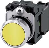 3SU1150-0AB30-1BA0 Siemens SIRIUS ACT 3SU11 Series Push Button Complete Unit, Panel Mount, 22mm Cutout, SPST