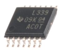 LM339PW Texas Instruments RG4 Quad Comparator, Open Collector O/P, 1.3μs 3 → 28 V 14-Pin TSSOP