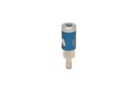 325-591 RS PRO Aluminium, Brass, Steel Female Pneumatic Quick Connect Coupling, 6mm Hose Barb