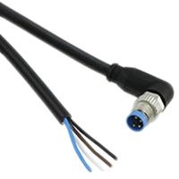2273010-1 TE Connectivity Cable assembly with a 4 Pole M8 Plug and an Unterminated End, 4 A, 30 V ac/dc