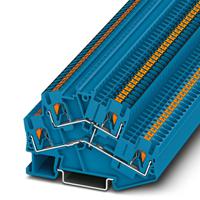 3210212 Phoenix Contact  PTTBS 2.5-PV BU Series Blue, 0.14 → 4mm², Push In Termination, ATEX, IECEx
