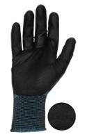 LN620-11 RS PRO Black Nylon General Purpose Work Gloves, Size 11, XXL, Polyurethane Coating