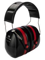 H540A-411 3M PELTOR Optime III Ear Defender with Headband, 34dB, Black, Red