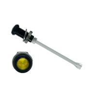 RHD-1640-F9PZY67PR  Bivar, Panel Mount Vertical LED Light Pipe, Yellow Round Lens