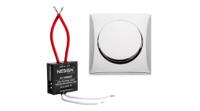 Berker 1 Gang Round Push Button Operator Dimmer Switch 500mA, 230V ac, 125W