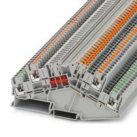 3210406 Phoenix Contact  PTTBS 2.5-TGB/MTB Series Grey, 0.14 → 4mm², Push In Termination
