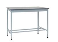 RS PRO Steel Workbench, 250kg Max Load, Adjustable Height, 840mm x 1200mm x 600mm