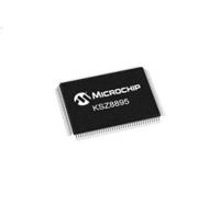 Microchip KSZ8895RQXI, Ethernet Switch IC, 100Mbps MII, RMII, 128-Pin PQFP