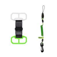 Never Let Go Phone Accessory, Hands Free Kit, Green/White