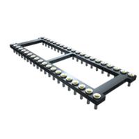 Samtec, ICO-308-SGT 2.54mm Pitch Vertical 8 Way, Through Hole IC Dip Socket, 1A