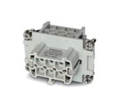C14610B0060021 Amphenol Industrial C146 Heavy Duty Power Connector Insert, 6 contacts, 16A, Female