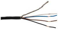 144-7653 RS Pro Connector & Cable with a 4 Pole Straight Female M12 Male and a Wire Lead, 4 A, 250 V ac/dc, 2m Cable