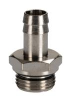 176-2037 RS PRO Hose Connector Hose Tail Adaptor, BSPP 1/2in 13mm ID, 5 MPa, 50 bar