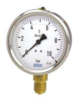 9626943 WIKA  Analogue Positive Pressure Gauge Bottom Entry 160bar, Connection Size G 1/4