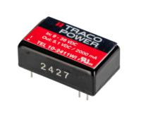 TEL 10-2411WI TRACOPOWER TEL 10WI DC-DC Converter, 5V dc/ 2A Output, 9 → 36 V dc Input, 10W, Through Hole, +80°C Max Temp