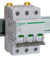 A9S65363 Schneider Electric 3P Pole DIN Rail Isolator Switch - 63A Maximum Current, IP20