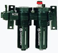 FL64-403 Norgren G 1/2 Filter Regulator Lubricator, Automatic Drain, 40μm Filtration Size