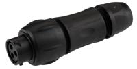 UTS1JC103S Souriau Sunbank by Eaton Circular Connector, 3 Contacts, In-Line, Standard Connector, Plug, Female, IP68, IP69K, UTS