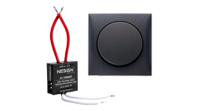 Berker 1 Gang Round Push Button Operator Dimmer Switch 500mA, 230V ac, 125W