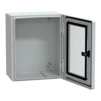 NSYPLM3025TG Schneider Electric Fibreglass Reinforced Polyester, Wall Box, IP66, 160mm x 308 mm x 255 mm
