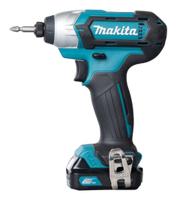 TD110DWAE Makita  - 12V Impact Driver with 2 x 2Ah Batteries Includes Charger Type G - British 3-pinMakita