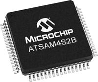 ATSAM4S2BA-AU Microchip , 32bit Microcontroller, 120MHz, 128 kB Flash, 64-Pin LQFP