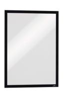Durable MagneticDURAFRAME® MAGNETIC Black A3 Metal Information Frame, 446mm Height, 325mm Width