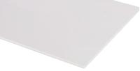 809-9695 White Polyvinyl Chloride PVC Sheet, 600mm x 600mm x 2.5mm