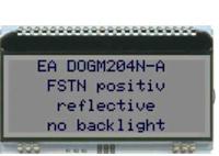 EA DOGM204N-A, Display Visions
