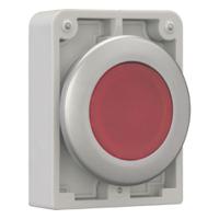 182926-M30C-FDL-R Eaton Flush Red Push Button - Momentary, M30 Series, 30mm Cutout, Round