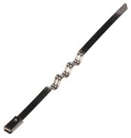 183-4164 RS PRO 316 Stainless Steel Zig Zag Cable Tie, 125mm x 4.6 mm