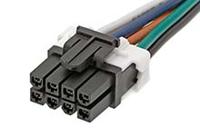 45135-0801 Molex Mini-Fit Jr 45135 Series Number Wire to Board Cable Assembly 2 Row, 8 Way 2 Row 8 Way, 150mm