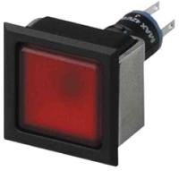 18-287-035 NO Maintained Push Button Switch, IP40, 15.8 x 15.8mm, Panel Mount