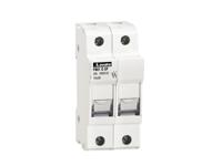 FB01D2P Lovato 32A Rail Mount Fuse Holder No, 2P, 1kV dc