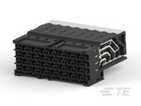 2329739-1 TE Connectivity, STRADA Whisper, 2329739 3.9mm Pitch 64 Way 4 Row Right Angle PCB Socket, Through Hole, Press-Fit