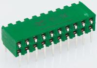 215309-8 TE Connectivity AMPMODU HV100 Series 2.54mm Pitch 16 Way 2 Row Straight PCB Socket, Through Hole, Solder Termination