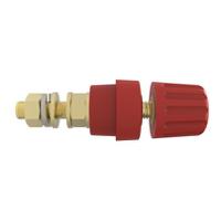 Schutzinger 12.4mm Red Terminal Post, 1kV, 100A, M8 x 0.75 Thread