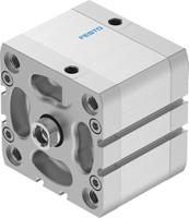 ADN-80-25-I-P-A Festo Pneumatic Compact Cylinder - 536366 80 mm Bore, 25 mm ADN Series, Double Acting Acting