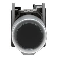 XB4BP21 Schneider Electric Harmony XB4 Black Push Button NO Spring Return