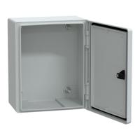 NSYPLM3025BG Schneider Electric Fibreglass Reinforced Polyester, Wall Box, IP66, 160mm x 308 mm x 255 mm