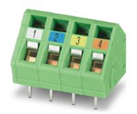 1033604 Phoenix Contact 0- 4-EXPROFINET2, 5C-5, ZFKDSA 1 Series PCB Terminal Block, 4-Contact, 5mm Pitch, PCB Mount, 1-Row, PCB