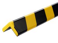 Durable Black, Yellow Corner Protector 1m x 45mm