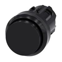 3SU1000-0BB10-0AA0 Siemens Raised Black Push Button Head - Momentary, SIRIUS ACT Series, 22.3mm Cutout